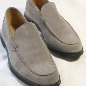 M.Gemi Gray Suede Leather Men’s Slip-Ons - Size 8.5 M.Gemi Gray Suede Leather Men main image 3
